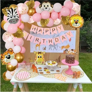 Çıtı Pıtı Store Safari Doğum Günü Balon Seti