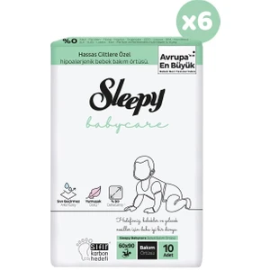 Babycare Bebek Bakım Örtüsü 10 Adet x 6
