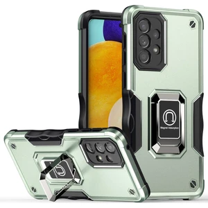 Samsung Galaxy A73 Için 5g Şok Geçirmez Hard Pc Yumuşak Tpu Hibrid Telefon Kılıfı ile Ring Kickstand (Yurt Dışından)