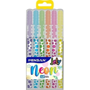 2801 Krş 6-Lı  Jely Neon Jel Kalem PE02801NE0NKRŞ6