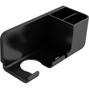 Banyo Saç Kurutma Rafı Ev Çok Hanımlı Yatak Odası Stand Saç Kurutma Tutucu Upgrage Siyah (Yurt Dışından)