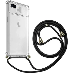 Apple iPhone 7 Plus / 8 Plus Ip Askılı Şeffaf Kamera Korumalı Kılıf