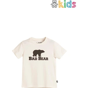 Bear Tee Kids Off-White Beyaz T-Shirt Çocuk Tişört