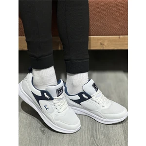 Erkek Spor Hafif Anorak Beyaz Lacivert Yazlık Sneaker