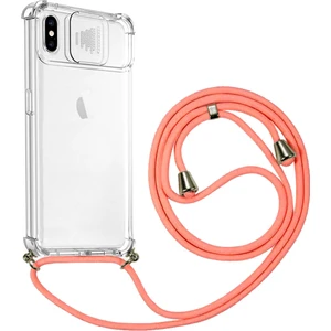 Apple iPhone x Ip Askılı Şeffaf Kamera Korumalı Kılıf