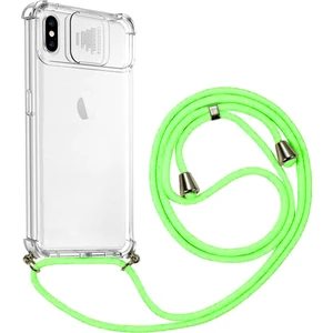 Apple iPhone x Ip Askılı Şeffaf Kamera Korumalı Kılıf