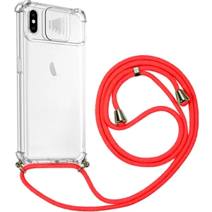 Apple iPhone x Ip Askılı Şeffaf Kamera Korumalı Kılıf