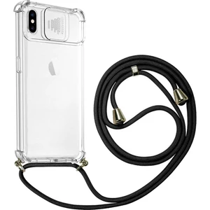 Apple iPhone x Ip Askılı Şeffaf Kamera Korumalı Kılıf