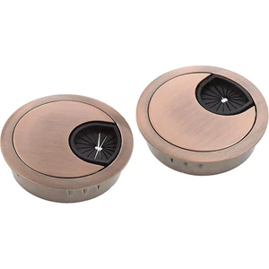 2pcs 60MM Masa Grommet Çinko Tel Organizatörleri Kablo Delik Kapağı Fiş Bakır (Yurt Dışından)