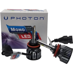 Mono LED Xenon Far Ampulu +3 Plus 12V-24V LED Headlight Şimşek Etkili Xenon LED