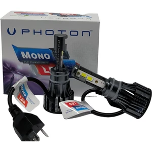 Mono LED Xenon Far Ampulu +3 Plus 12V-24V LED Headlight Şimşek Etkili Xenon LED