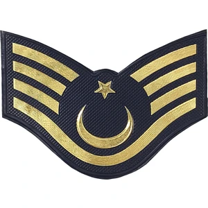 3 Boyutlu Astsubay Üst Çavuş Kol Rütbesi