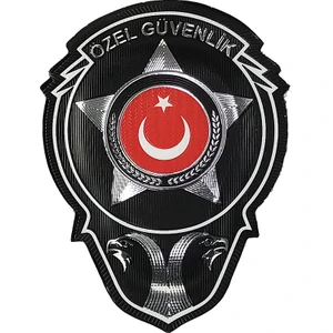 3 Boyutlu Özel Güvenlik Göğüs Arması