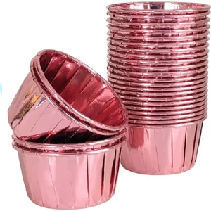 Muffin-Kek Kapsülü Rose Gold 25li