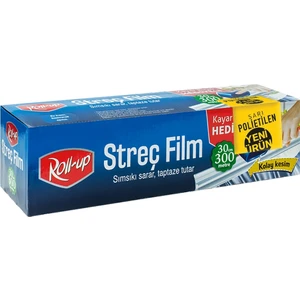 Sarı PE Streç Film 30 cm x 300m 8mic