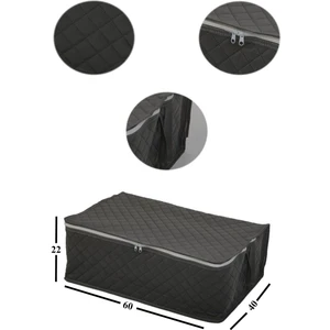 3 Adet Çekyat-Baza Altı Hurç 60x40x22(Gri)