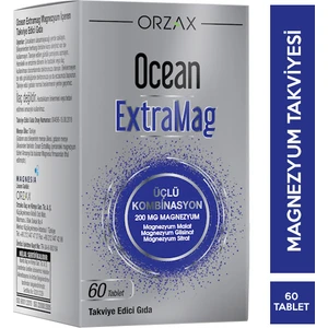 Ocean ExtraMag Üçlü Magnezyum Kombinasyonu 60 Tablet