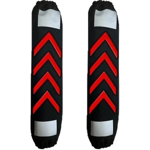 Refletörlü Ok Kırmızı (29 x 7 Cm) Amortisör Kılıfı