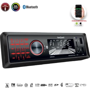 Oto Teyp 4X50W Bt/2xusb/sd/fm/aux Mobil Aplikasyon Harward HR-MX653