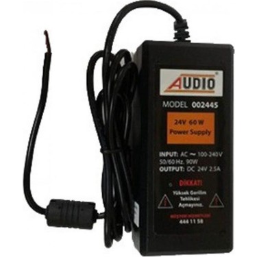 AUDIO 002445 24V-60W Adaptör Fiyatı - Taksit Seçenekleri