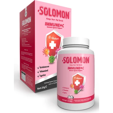 Solomon Immune+C Kedi ve Köpekler Için Destekleyici Tablet 75