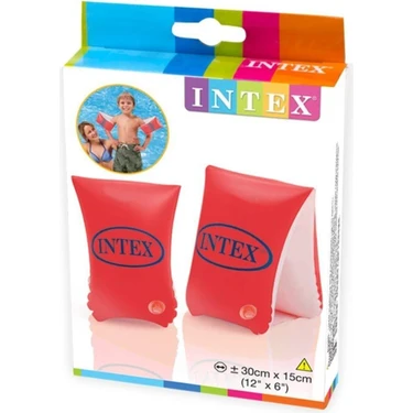 Intex Kırmızı Çocuk Kolluk 30X15 cm 6-12YAŞ Yüzme Kolluğu