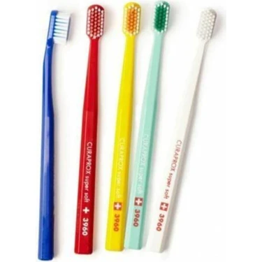 Curaprox 3960 Super Soft Yedek Diş Fırçası Çok Yumuşak Kıllarla Etkili Temizlik 1