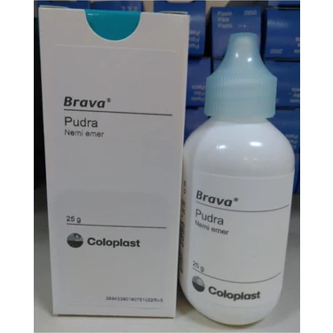COLOPLAST Brava Ostomi Pudrası 25 g Cilt Tahrişini Azaltan Nemi Emme