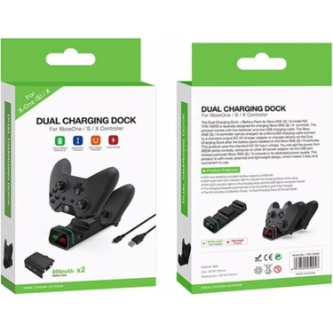 Dobe Xbox One/s /x Uyumlu Xbox Kol Dual Charging Dock Şarj