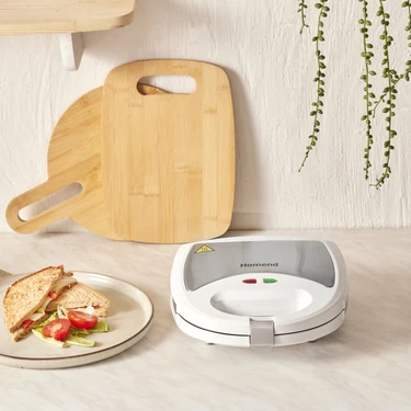 Homend Toastbuster 1309H Çıkarılabilir Plakalı Portatif Tasarım Tost Makinesi