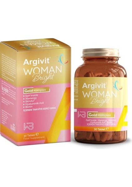 Women Bright Gold Kompleks Takviye Gıda