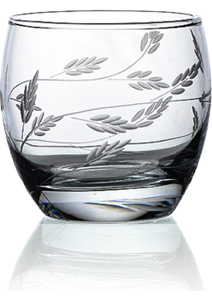 Pudgy 25 Parça 6 Kişilik Kesme Bardak Çeyiz Seti Sürgün Desenli