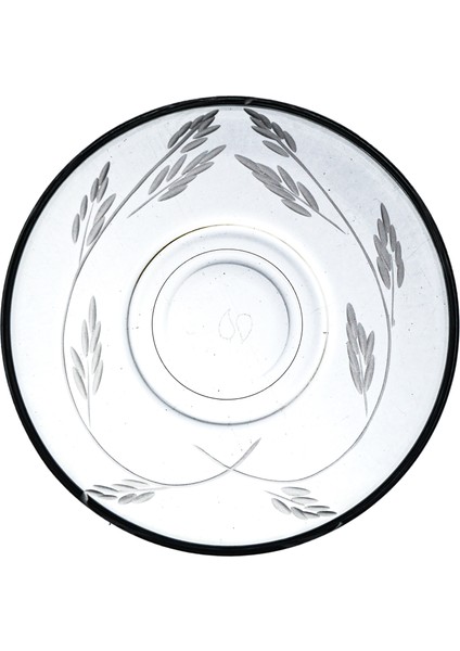 Pudgy 25 Parça 6 Kişilik Kesme Bardak Çeyiz Seti Sürgün Desenli