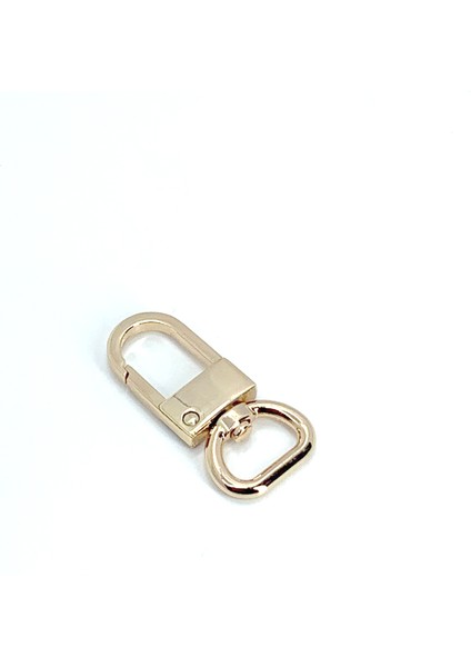 1,5cm Yazısız Yay Kanca Askı Light Gold (10 Adet)