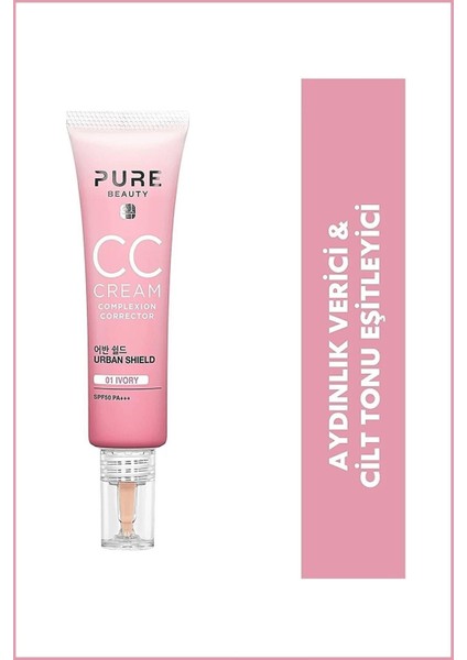 Pure Beauty cc Cream SPF50 Pa+++ Ivory 30 Ml. LWS789534