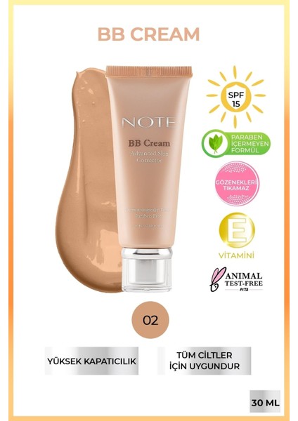 Bb Cream - Bb Krem Doğal Kapatıcılık 02 Mstr Bb