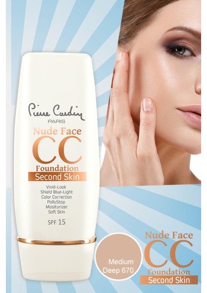 Nude Face cc Cream (Spf 15) - Medium Deep