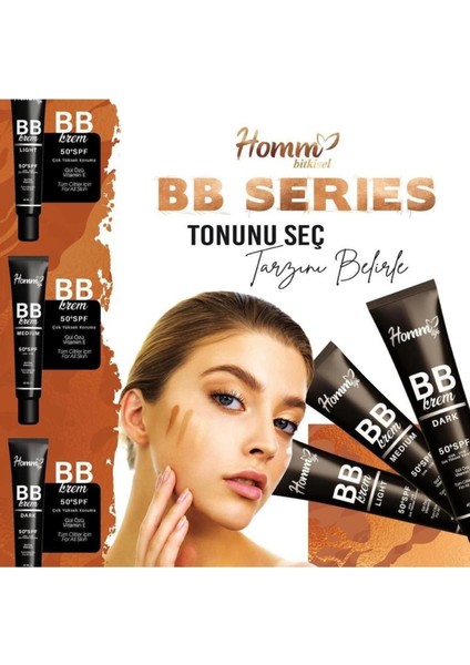 Homm Lıfe Bb Krem Yoğun Kapatıcı 50+ Spf 40 ml