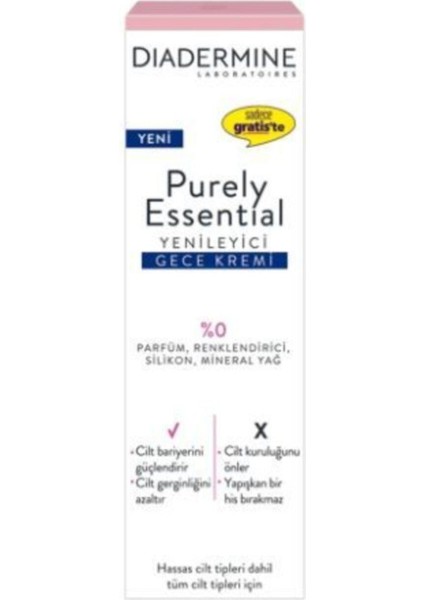 Purely Essential Yenileyici Gece Kremi 40 ml 9889445646465465