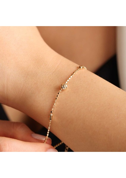 Altın Dorika Bileklik Küp Italy