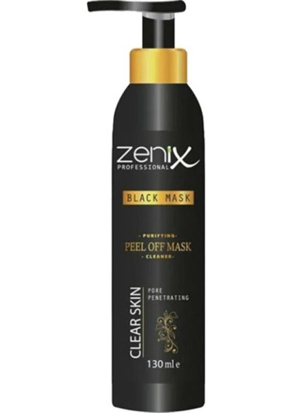 Peel Off Black Face 130 ml Soyulabilir Siyah Maske Zenix Soyulabilir Siyah