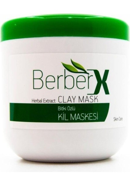 2 Adet 650ML Berberx Bitki Özlü Kil Maskesi