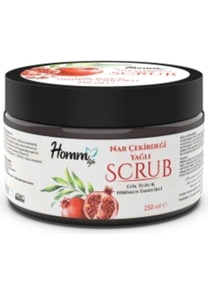 Nar Çekirdeği Yağlı Bitki Tanecikli Scrub 250 ml