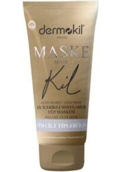 Altın Maske Kil Içerikli Soyulabilir Yüz Maskesi 8697916008804