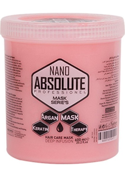 Saç Bakım Maskesi 600 ml Pembe
