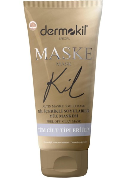 Unisex Soyulabilir Gold Maske 75 ml