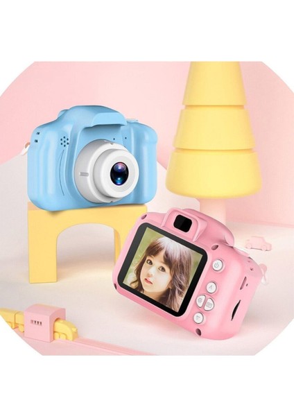 Blue Inter Mini 1080P Hd Kamera Çocuklar Için Dijital Fotoğraf Makinesi Cmr9 Çocuk Fotoğraf Makinesi indirimleri