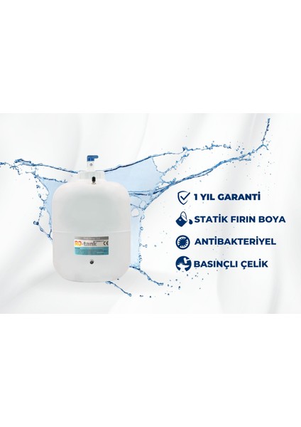 Antibakteriyel Su Arıtma Tankı (8 Litre)