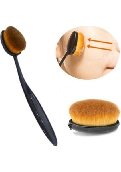 Lastingbeauty Fondöten Fırça Makyaj Profesyonel Yüz Oval Fırça fırsatları