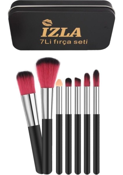 Izla Fırça Seti Metal Kutulu Siyah 7'li